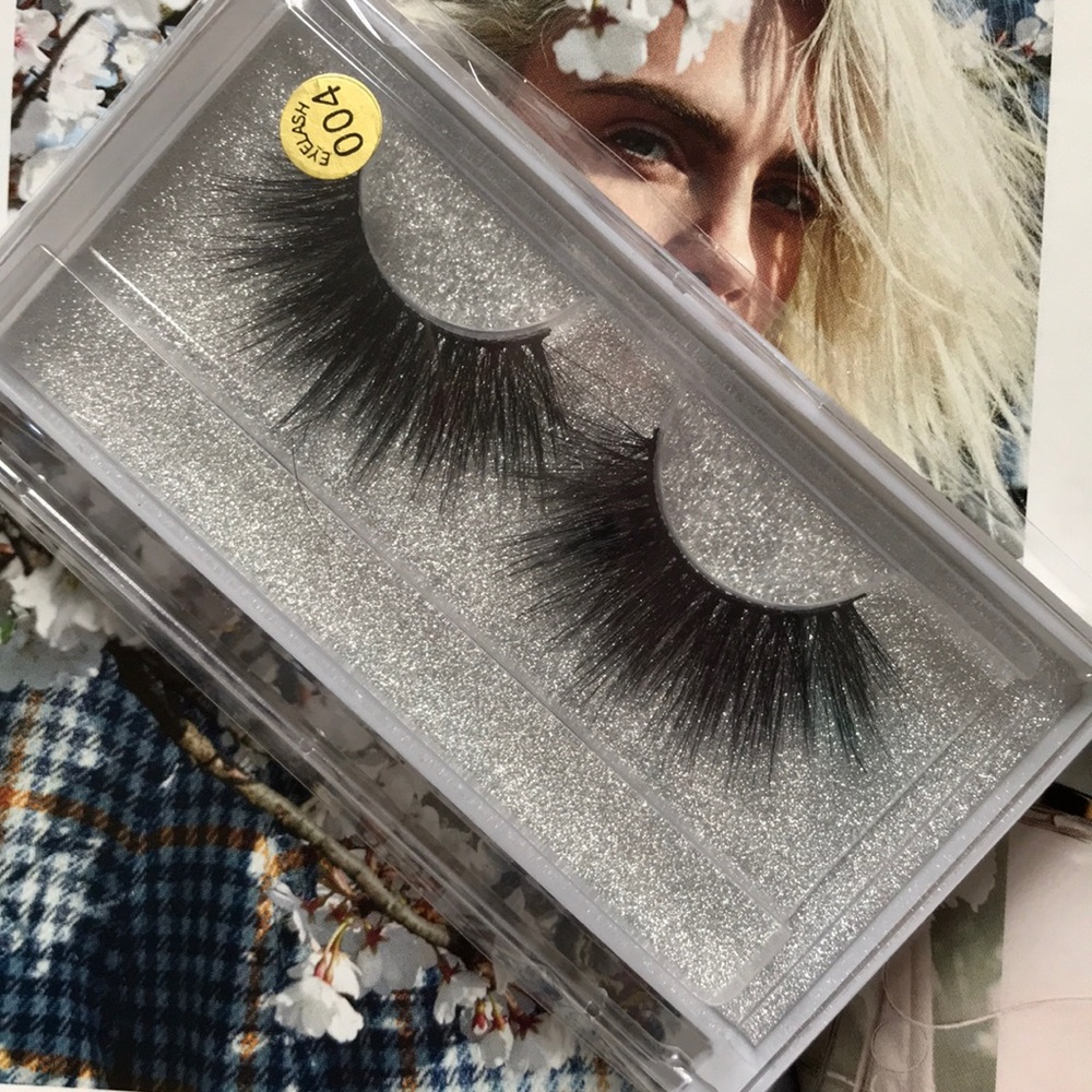 25 mm/3D mink eyelashes extra long extra thick #4